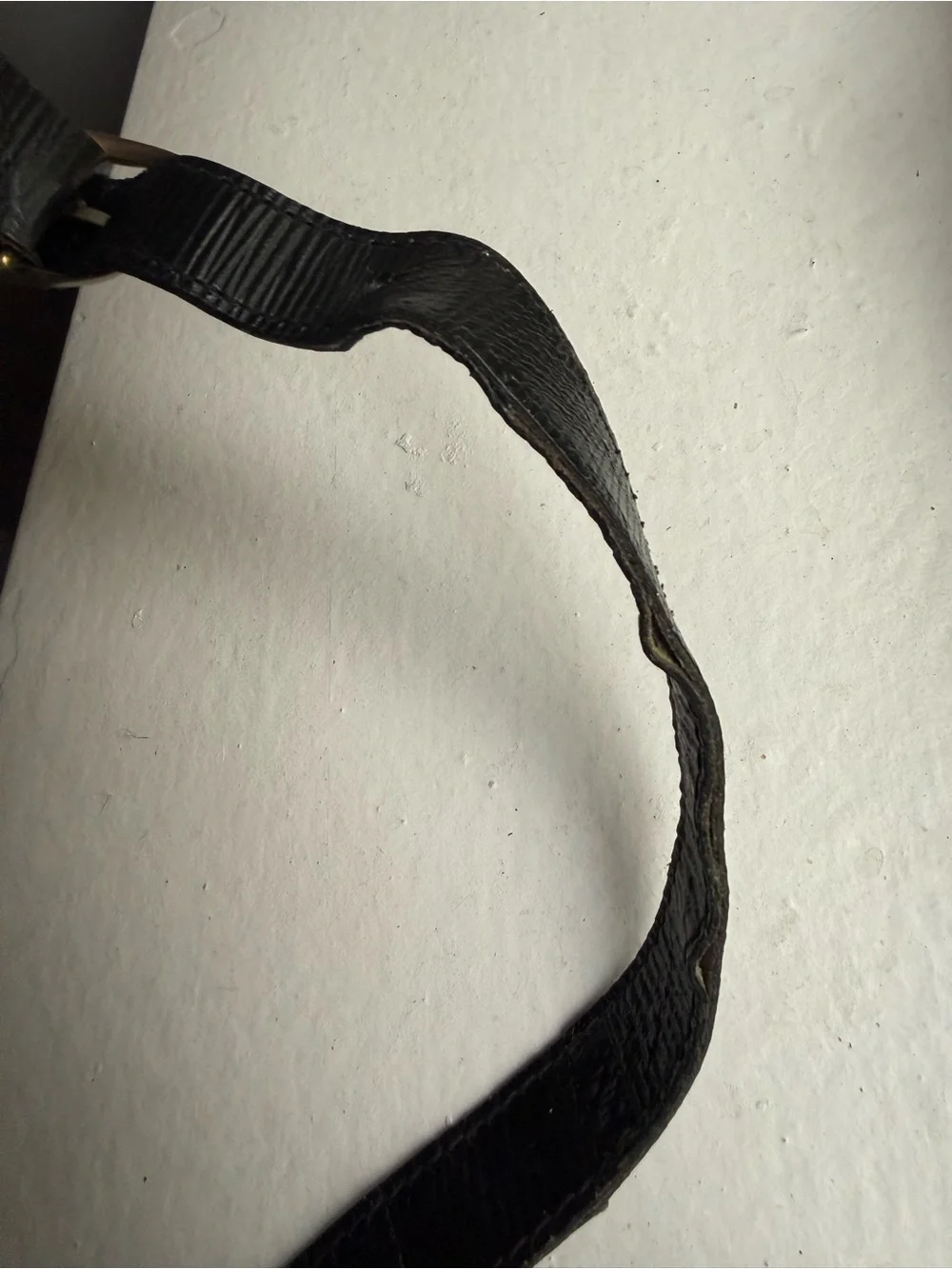 Fendi Vintage circa 90s Navy Blue Canvas Shoulder Bag with Black Leather Trim - Picture 16 of 16